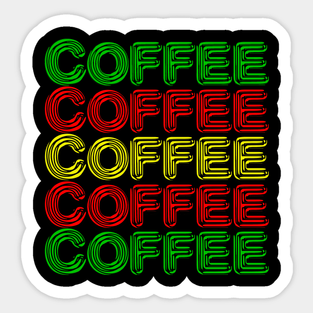 Coffee Hot Drink Caffeine Tea Gift Coffee Lover Sticker by bigD